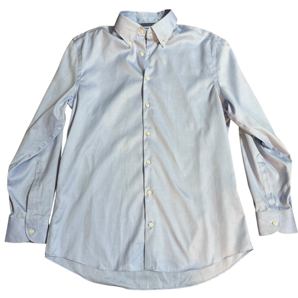 Charles Tyrwhitt‎ Men’s Pale Blue Button Down Dress Shirt Classic Oxford